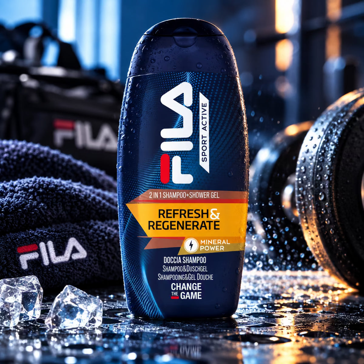 FILA SPORT ACTIVE 2in1 SHAMPOO & SHOWER GEL - Refresh & Regenerate 250 ml