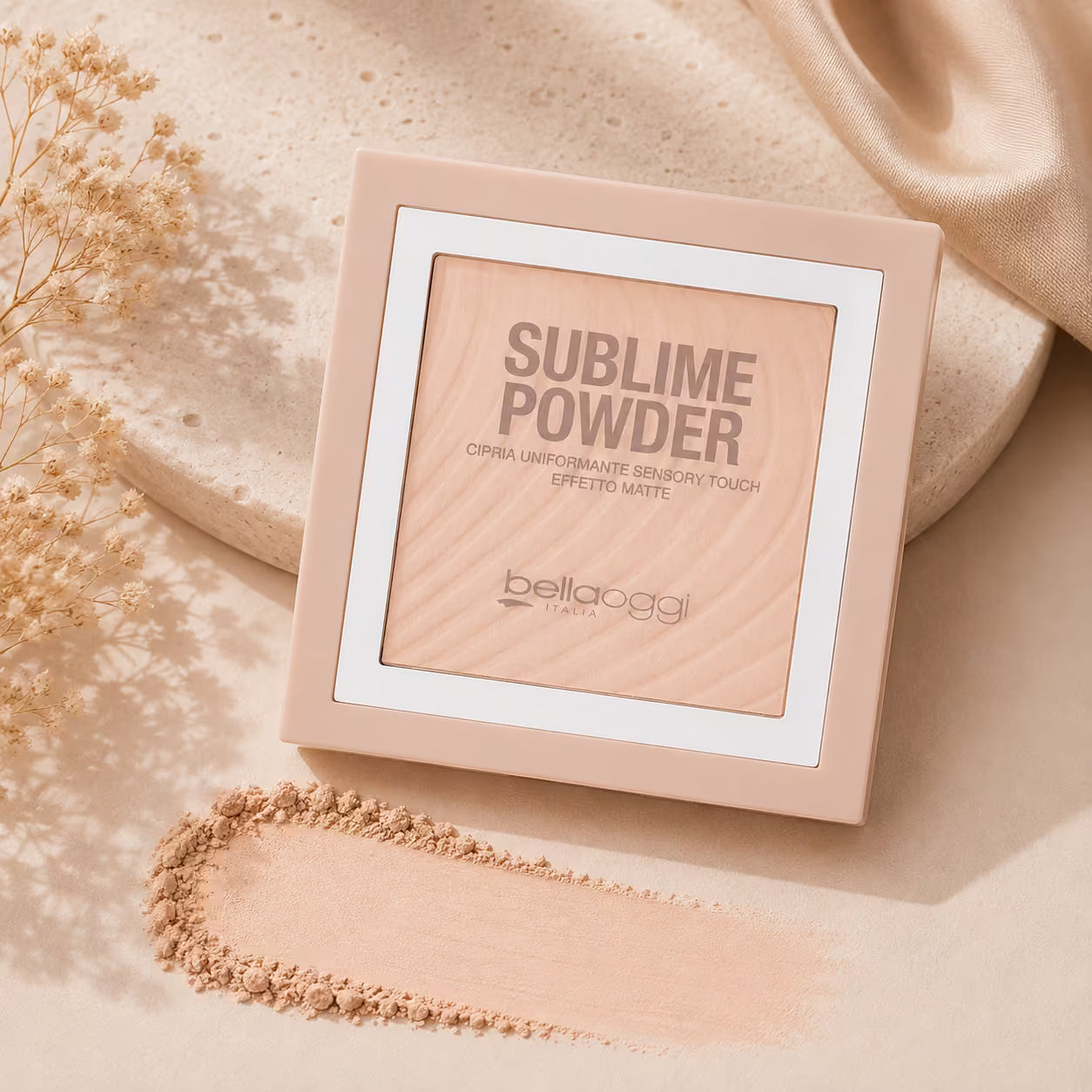 BELLAOGGI SUBLIME POWDER - Cipria Uniformante Sensory Touch Effetto Matte 9g
