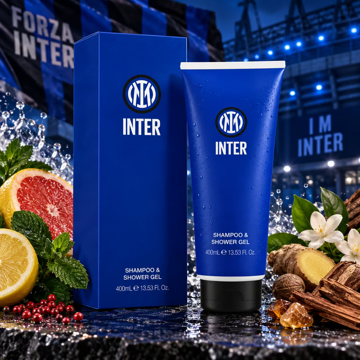 INTER SHAMPOO & SHOWER GEL UOMO 2in1 400ml