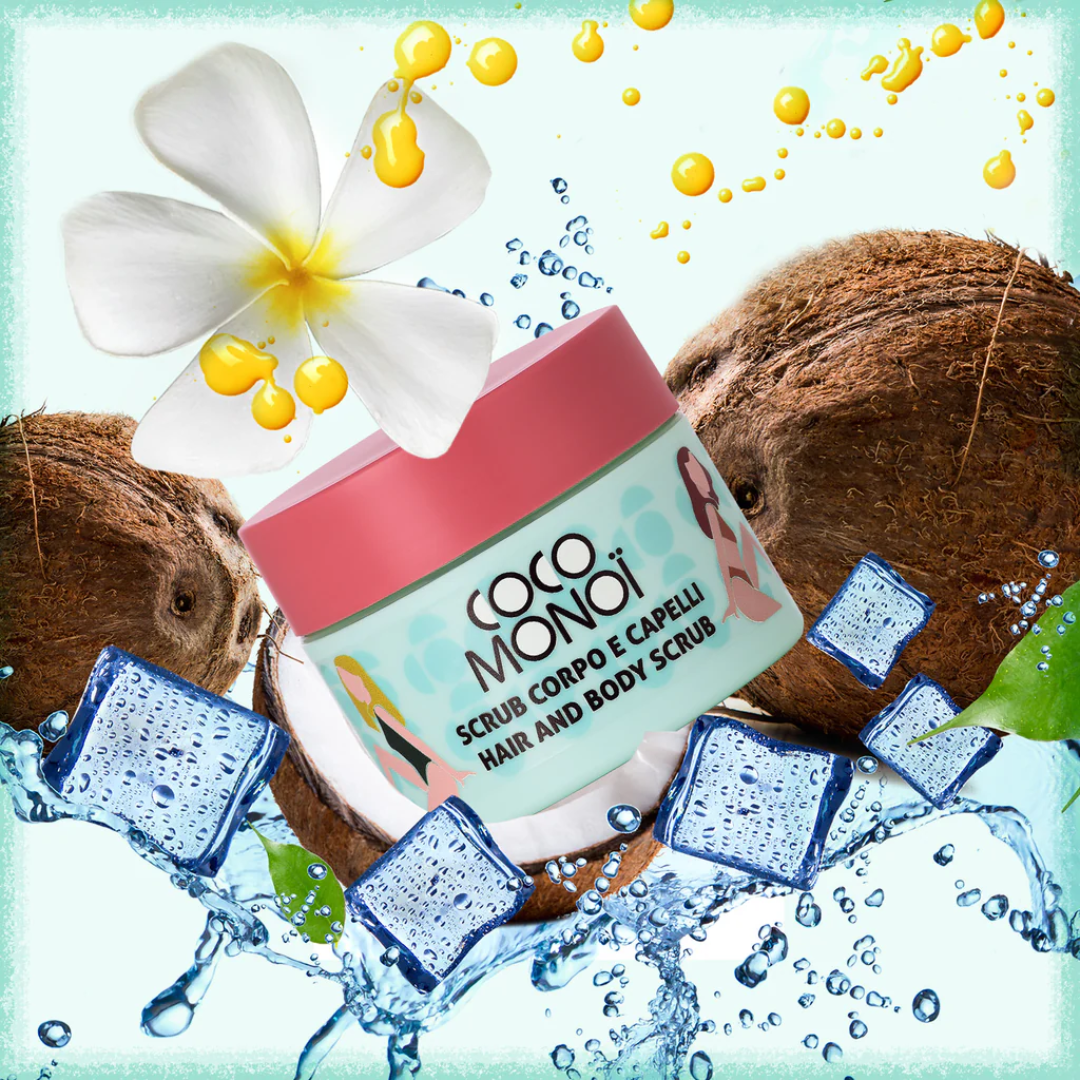 COCO MONOÏ 2in1 Scrub Corpo & Capelli - Esfoliante, Volumizzante & Illuminante 250ml