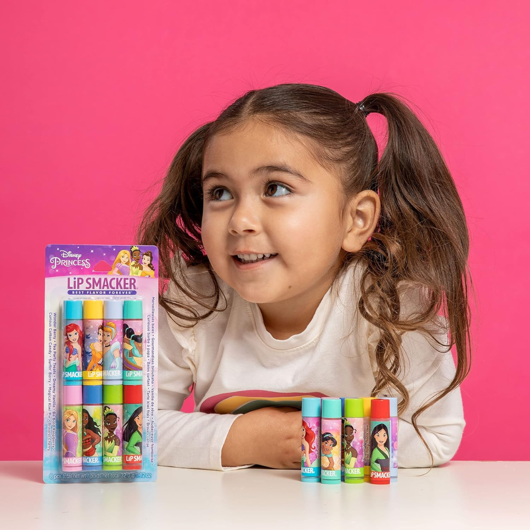 LIP SMACKER - Balsamo Labbra kit 8pezzi Principesse