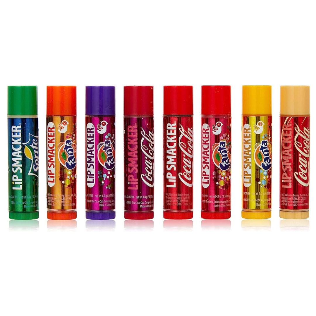LIP SMACKER - Balsamo Labbra kit 8pezzi Coca Cola