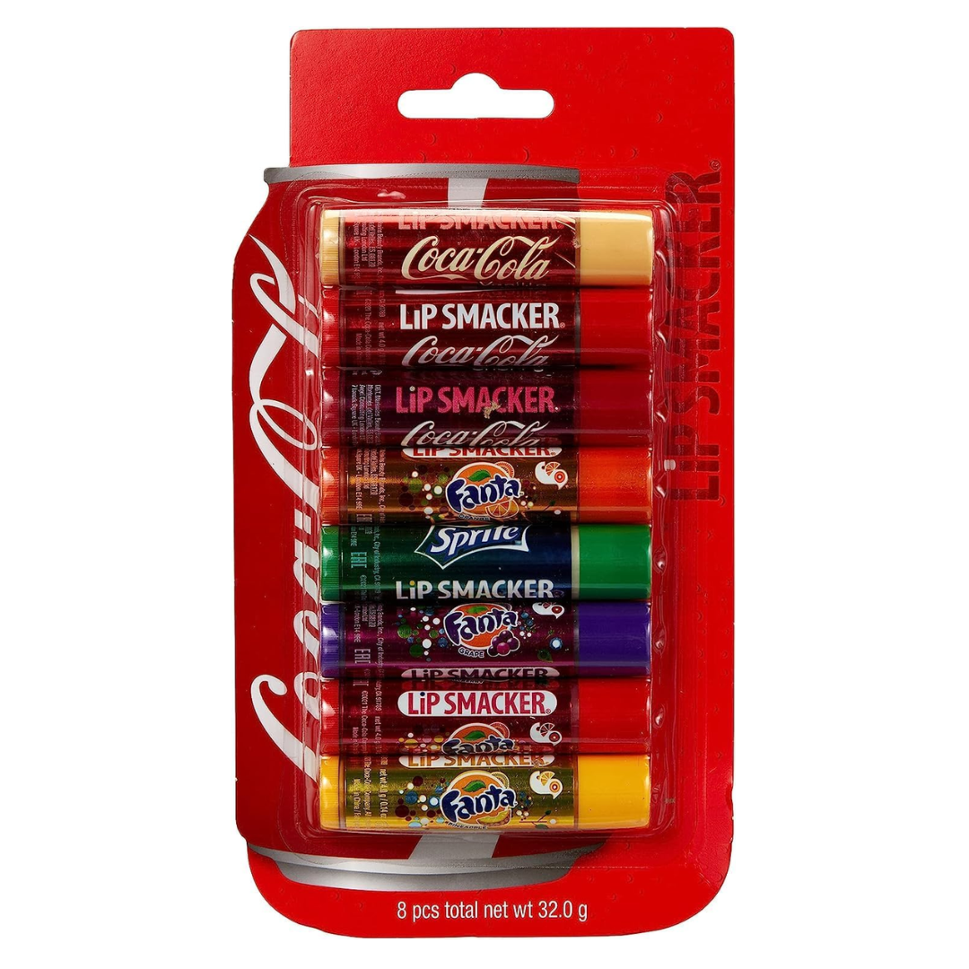 LIP SMACKER - Balsamo Labbra kit 8pezzi Coca Cola
