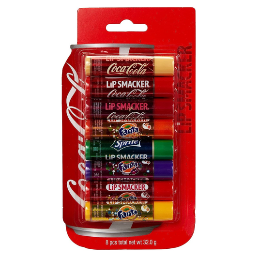 LIP SMACKER - Balsamo Labbra kit 8pezzi Coca Cola