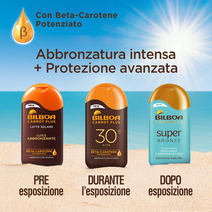 CARROT PLUS LATTE SOLARE SUPER ABBRONZANTE - Con Beta-Carotene Potenziato