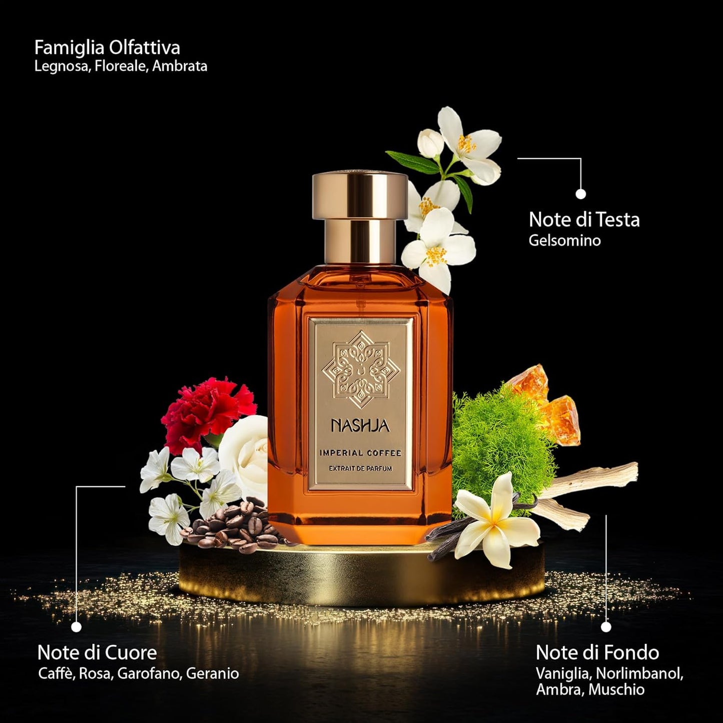 NASHJA IMPERIAL COFFEE – Extrait de Parfum Unisex 100ml