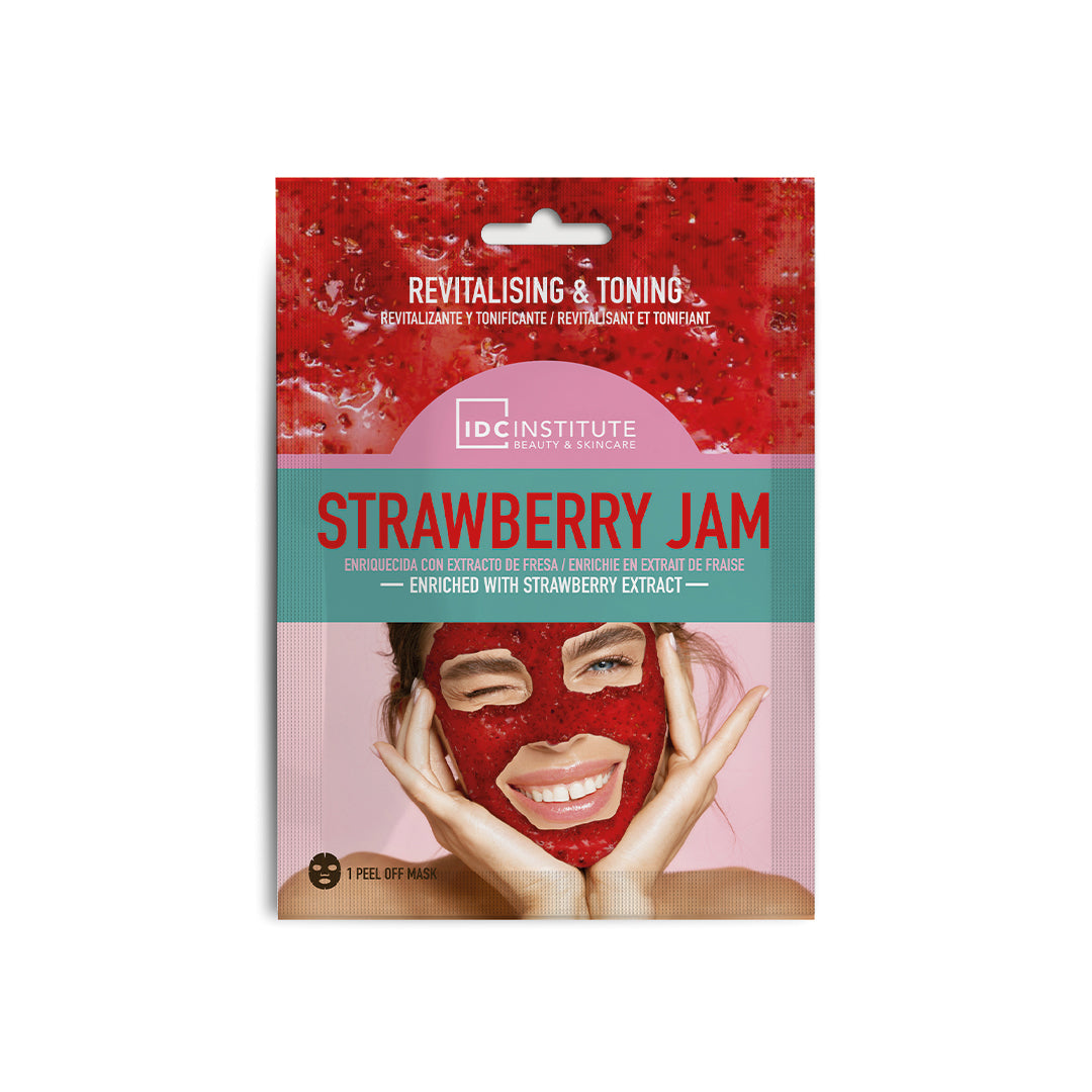 IDC - MASCHERA VISO PEEL-OFF RIVITALIZZANTE E PURIFICANTE - Alla marmellata di fragole