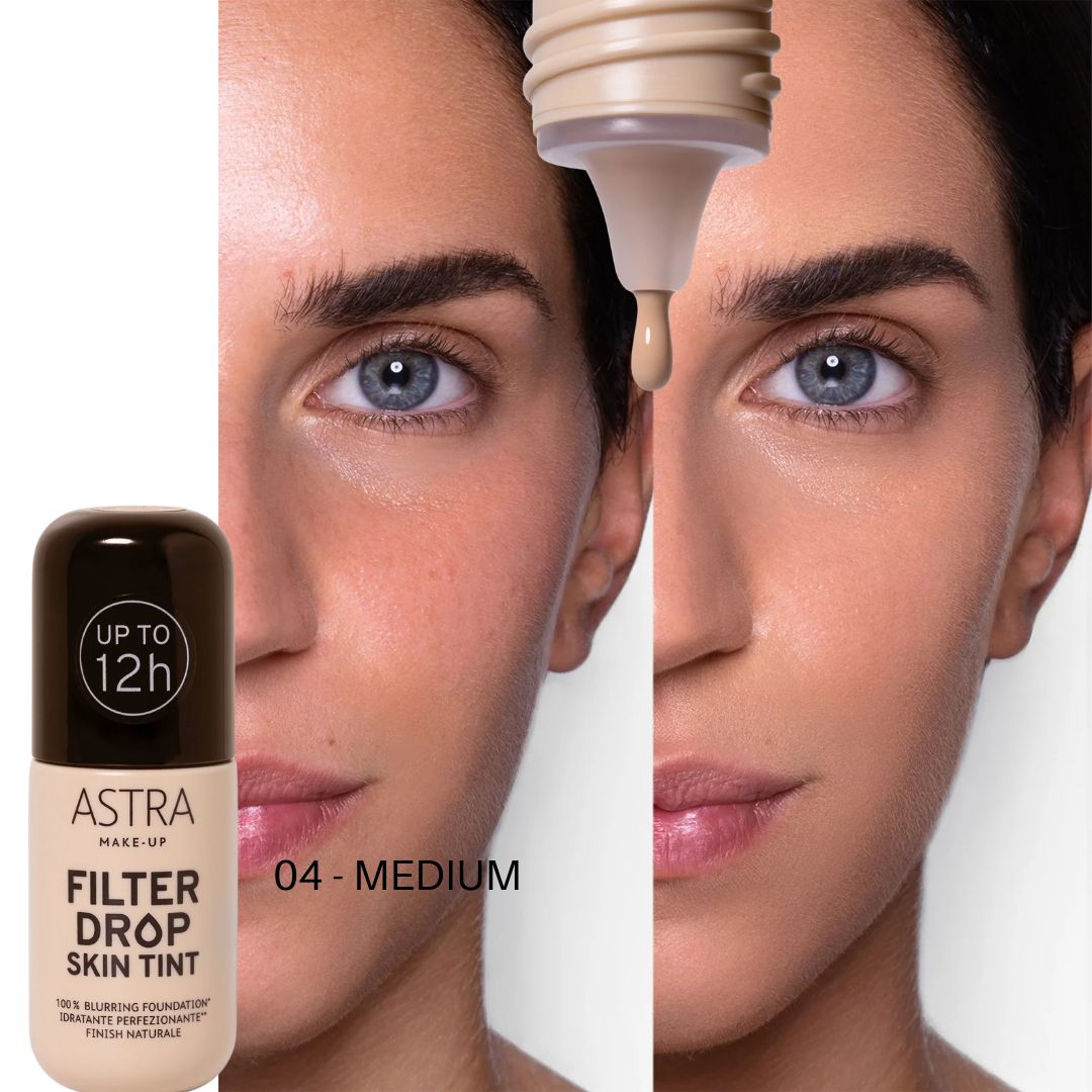 ASTRA MAKE UP | FILTERDROP SKIN TINT - Finish Naturale, 100% Blurring