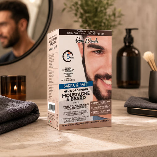 RENEE' BLANCHE MEN'S GROOMING MOUSTACHE & BEARD - Colorazione Barba e Baffi