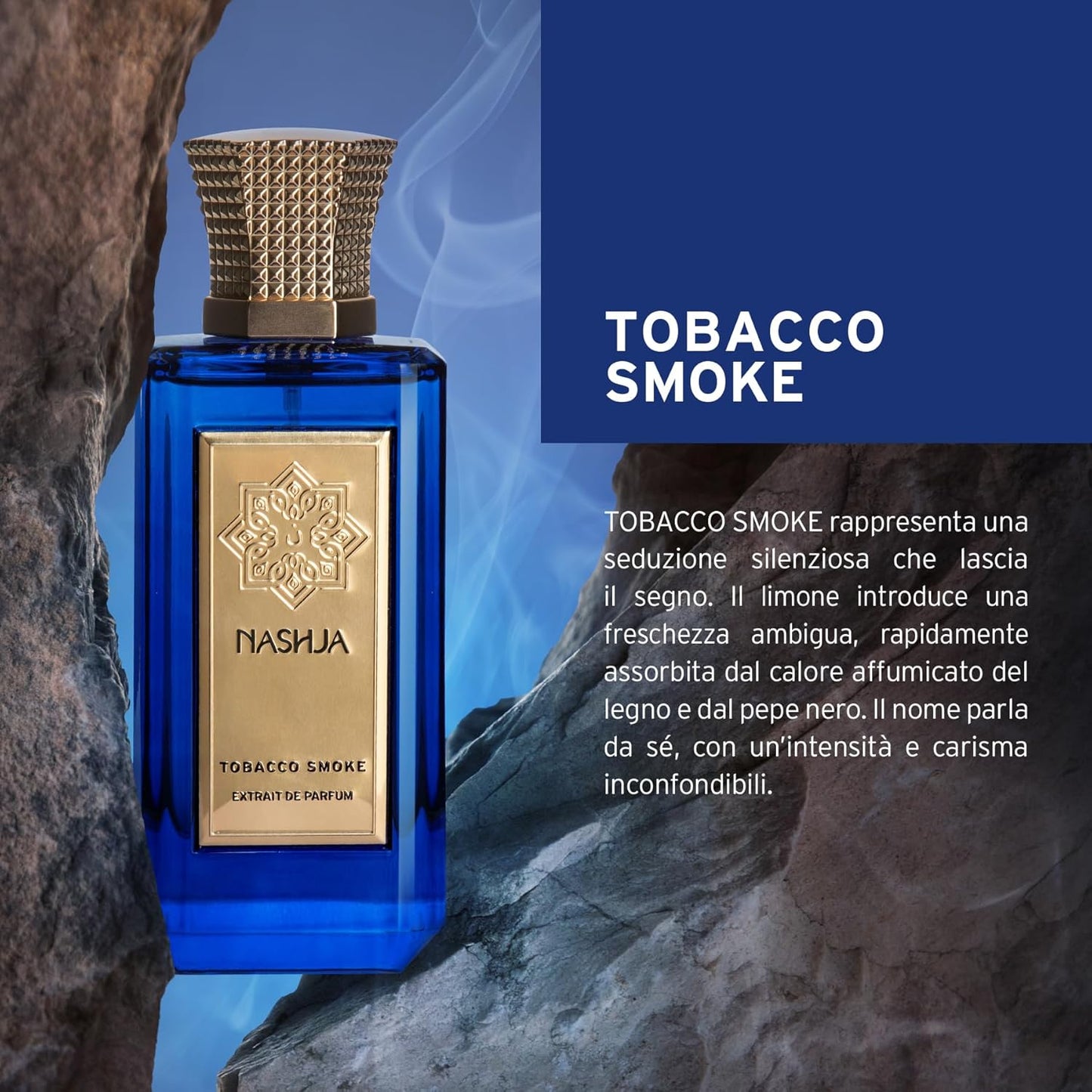NASHJA TOBACCO SMOKE – Extrait de Parfum Uomo 100ml