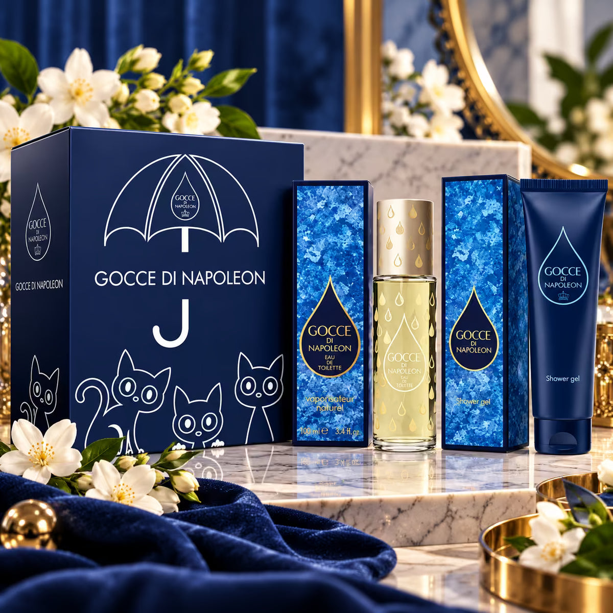 GOCCE DI NAPOLEON COFANETTO - Eau de Toilette 100 ml + Shower Gel 300ml
