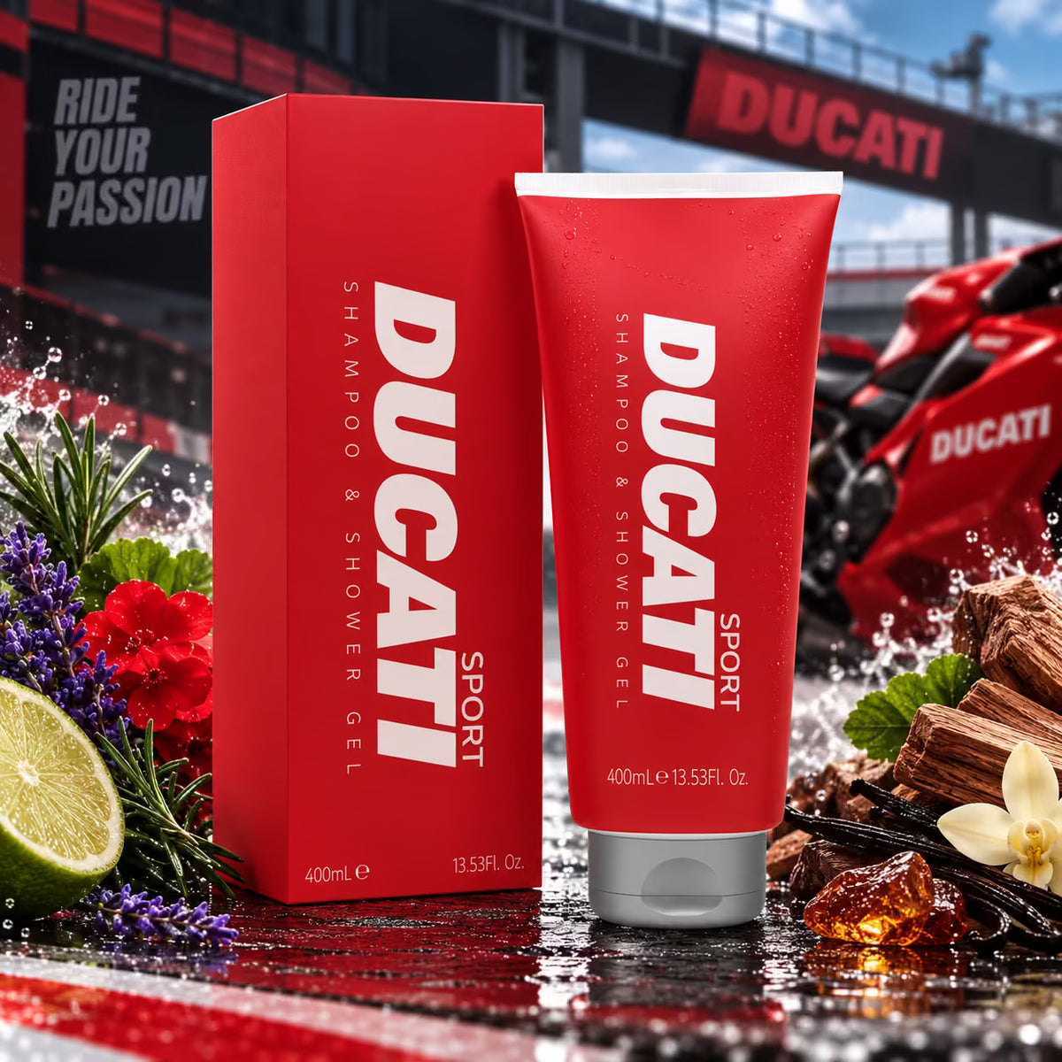 DUCATI SPORT SHAMPOO & SHOWER GEL 2in1 400ml