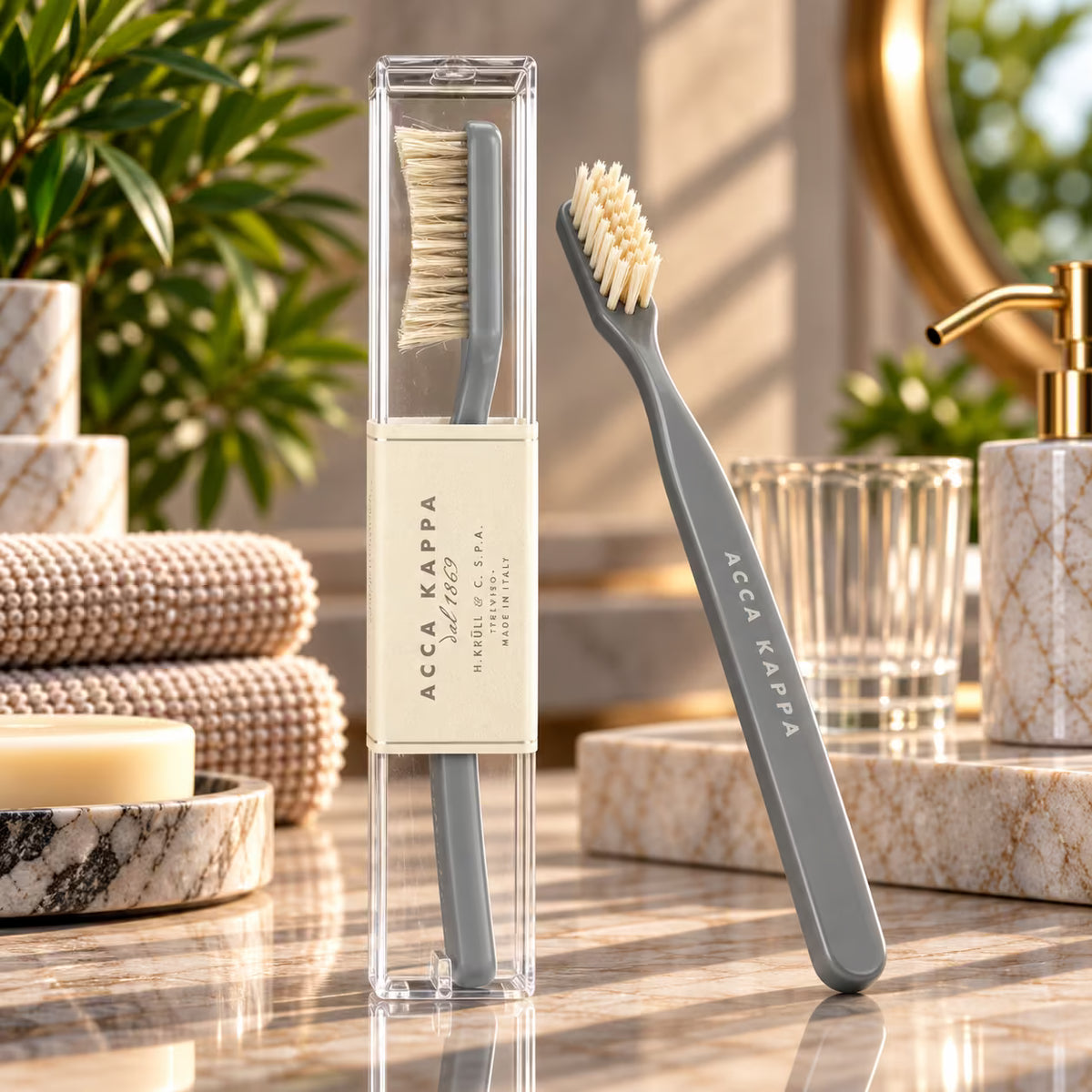 ACCA KAPPA SOFT PURE BRISTLE - Spazzolino da Denti Pura Setola Morbido