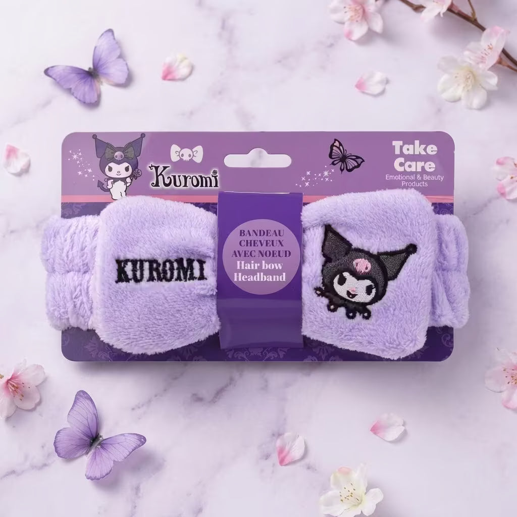 KUROMI HAIR BOW HEADBAND - Fascia Per Capelli Con Fiocco