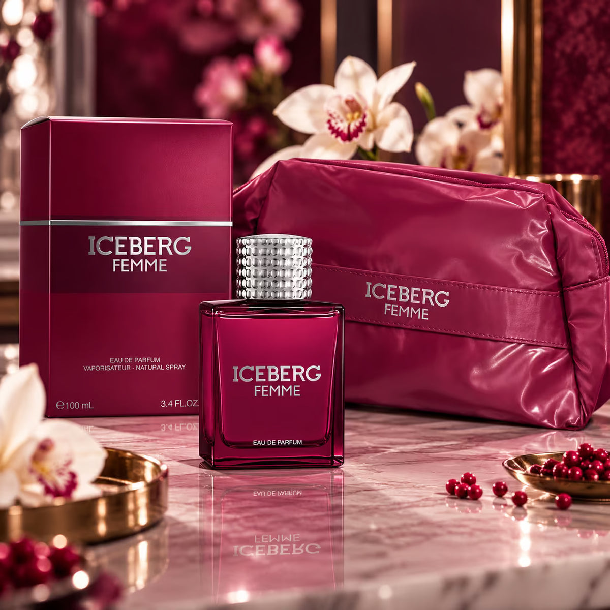 ICEBERG FEMME + POCHETTE ICEBERG - Eau de Parfum 100 ml