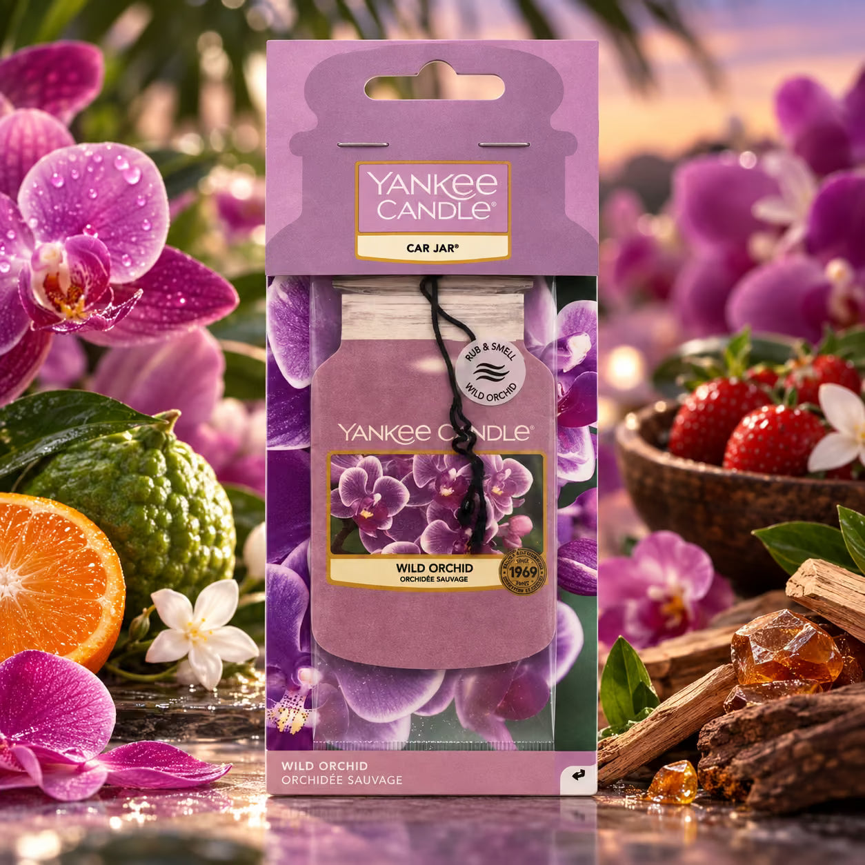 YANKEE CANDLE CAR JAR - Wild Orchid