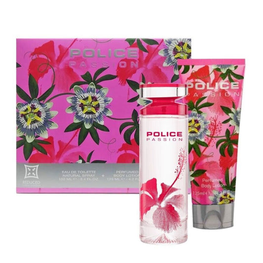 POLICE PASSION WOMAN EDT100ML + BODY LOTION 125ML