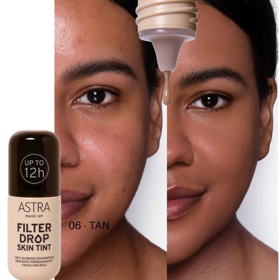 ASTRA MAKE UP | FILTERDROP SKIN TINT - Finish Naturale, 100% Blurring