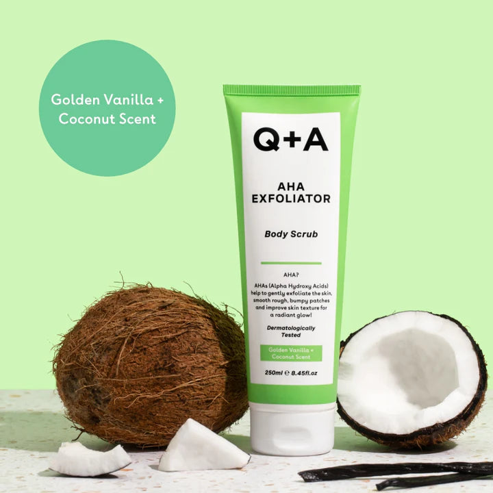 Q+A AHA EXFOLIATOR - Scrub corpo esfoliante agli Acidi Alfa-Idrossiacidi 250ml