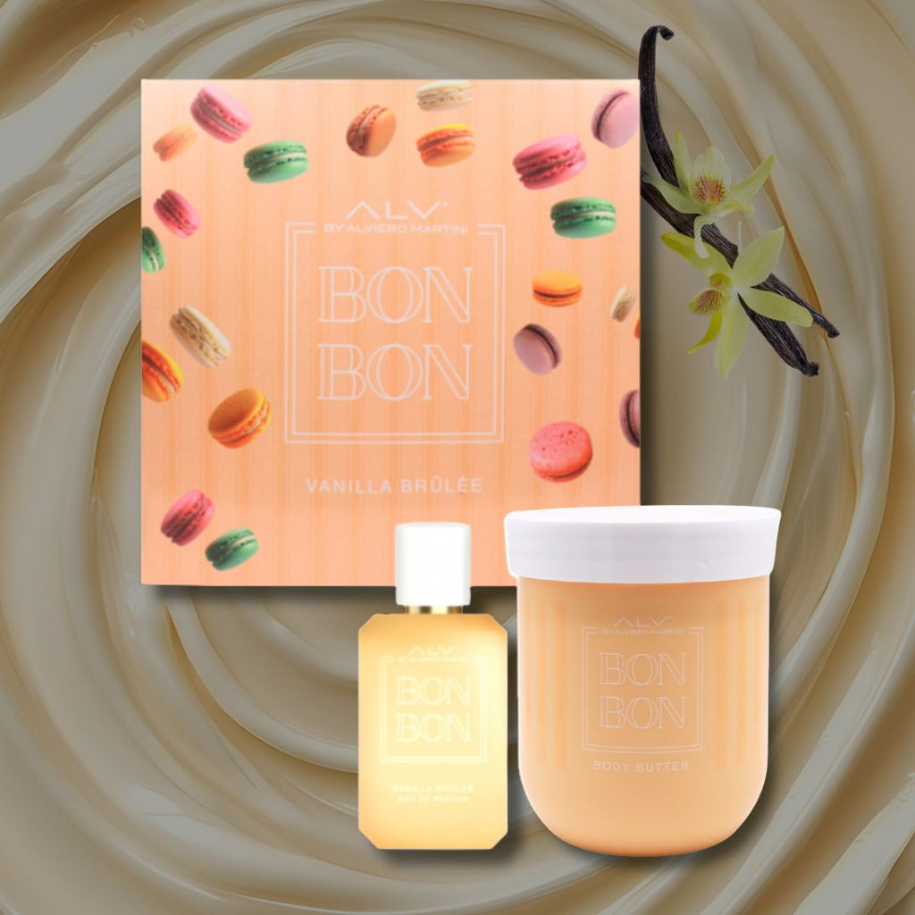 ALVIERO MARTINI BON BON BOX | Vanilla Brulee - Eau de Parfum 30ml + Body Butter 300ml