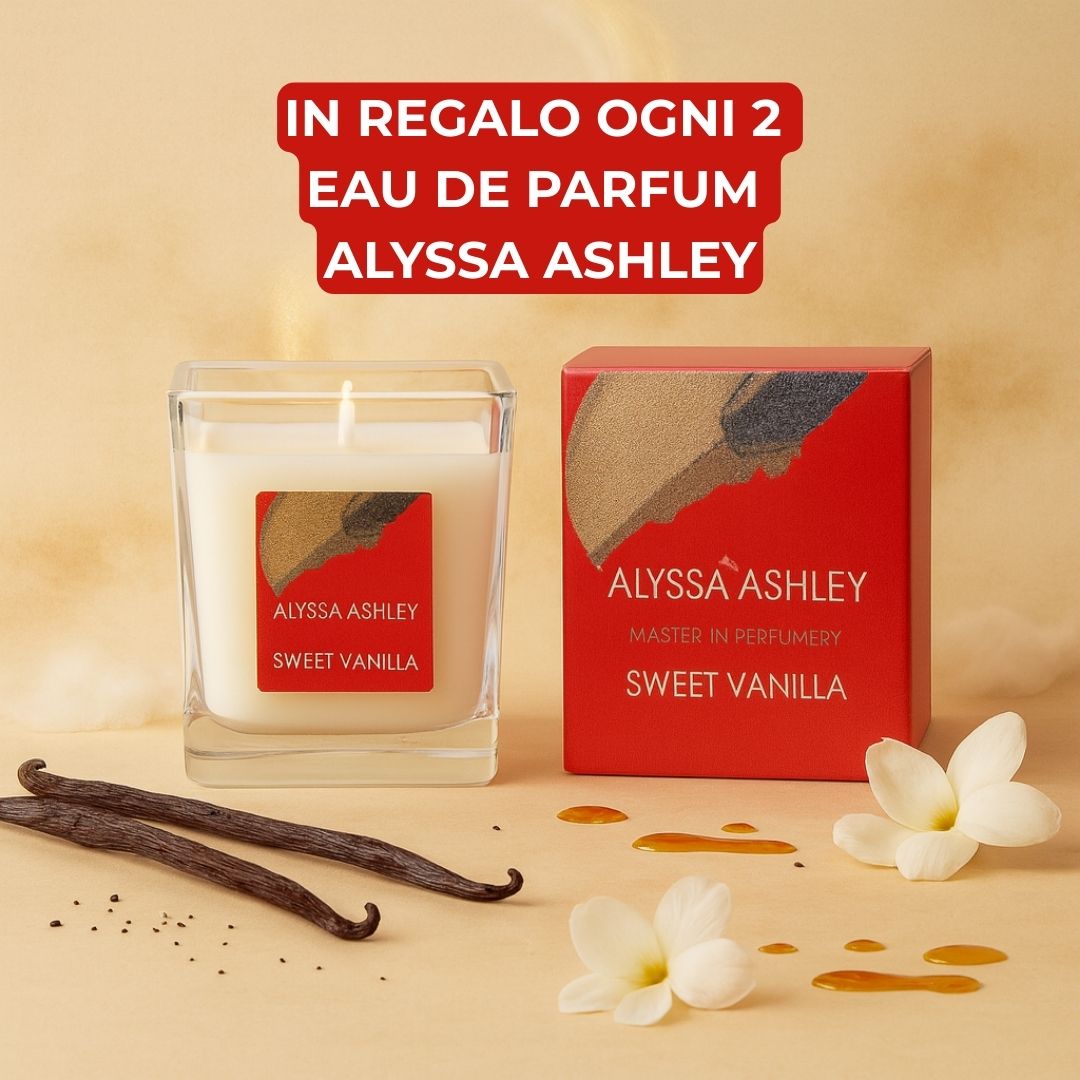 ALYSSA ASHLEY | SWEET VANILLA - Candela Profumata 145 g