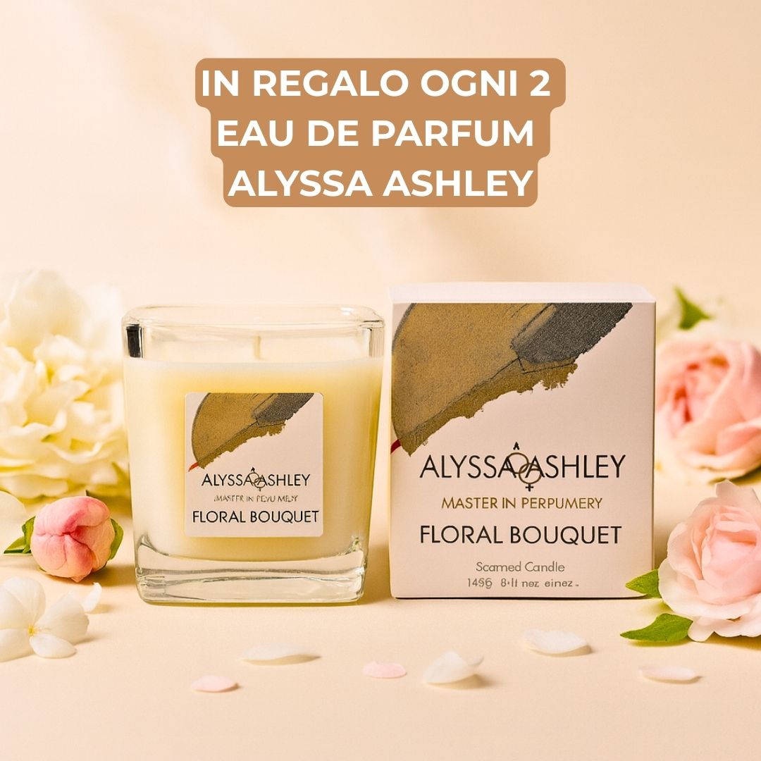 ALYSSA ASHLEY | FLORAL BOUQUET - Candela Profumata 145g
