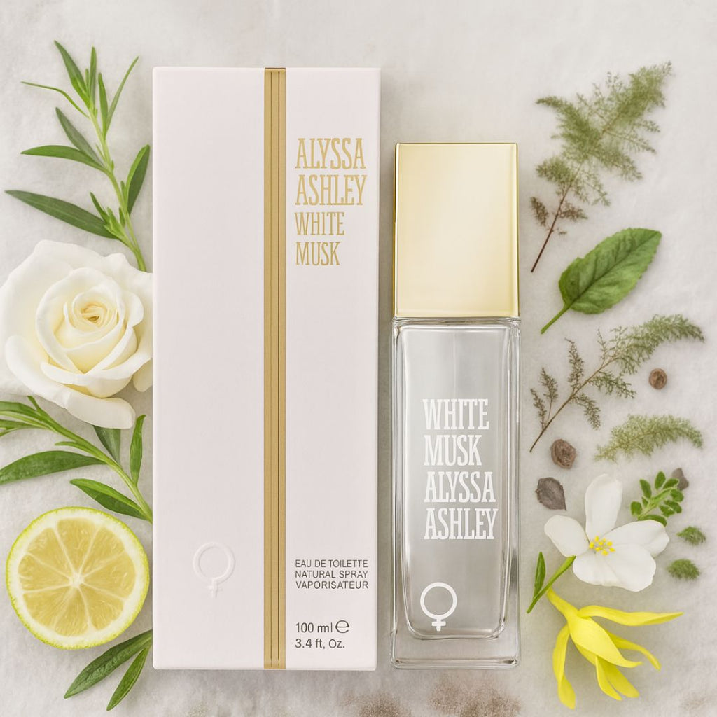 PROMO ALYSSA ASHLEY | WHITE MUSK - Eau de Toilette 100 ml + Crema Corpo&Mani 500 ml | UNISEX