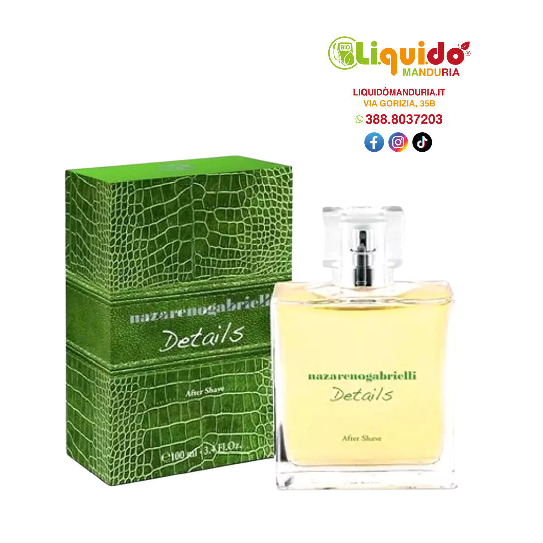 NAZARENO GABRIELLI- Details After Shave 100 ml Uomo