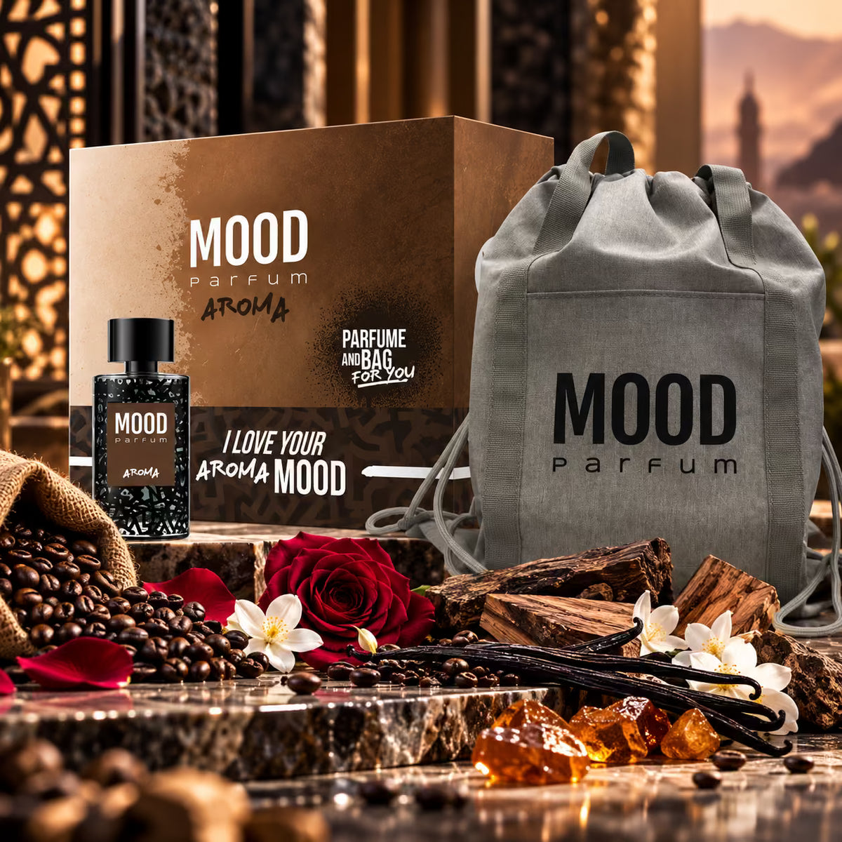 MOOD AROMA COFANETTO - Eau de Parfum 100 ml + Zainetto Sportivo