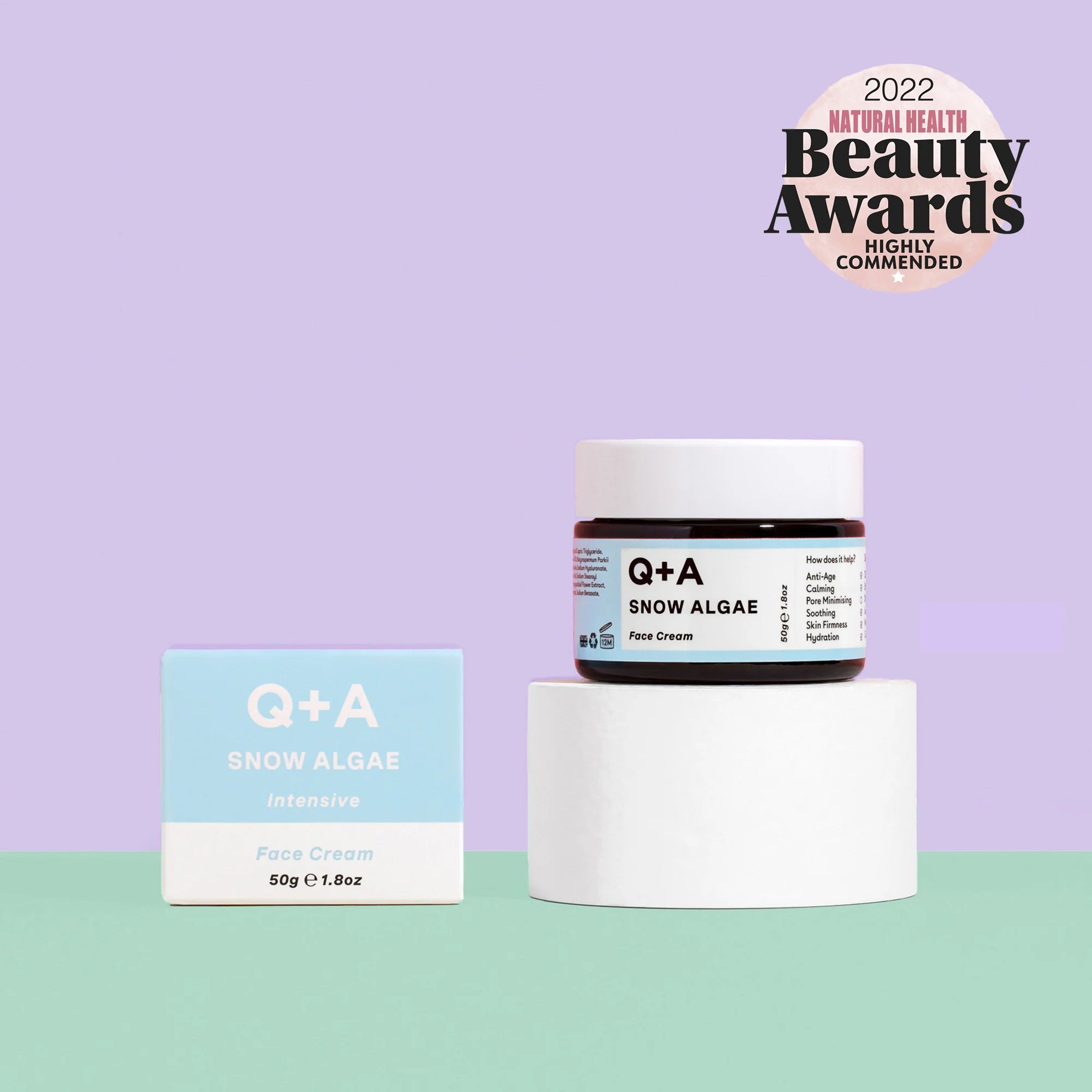 Q+A SNOW ALGAE - Crema viso intensiva alle alghe delle nevi 50g