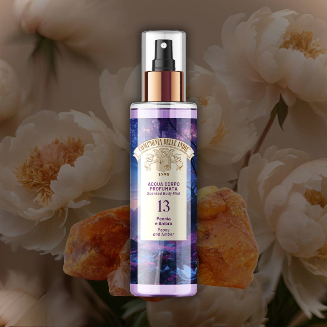 ACQUA CORPO PROFUMATA 13 - Peonia e Ambra 200ml
