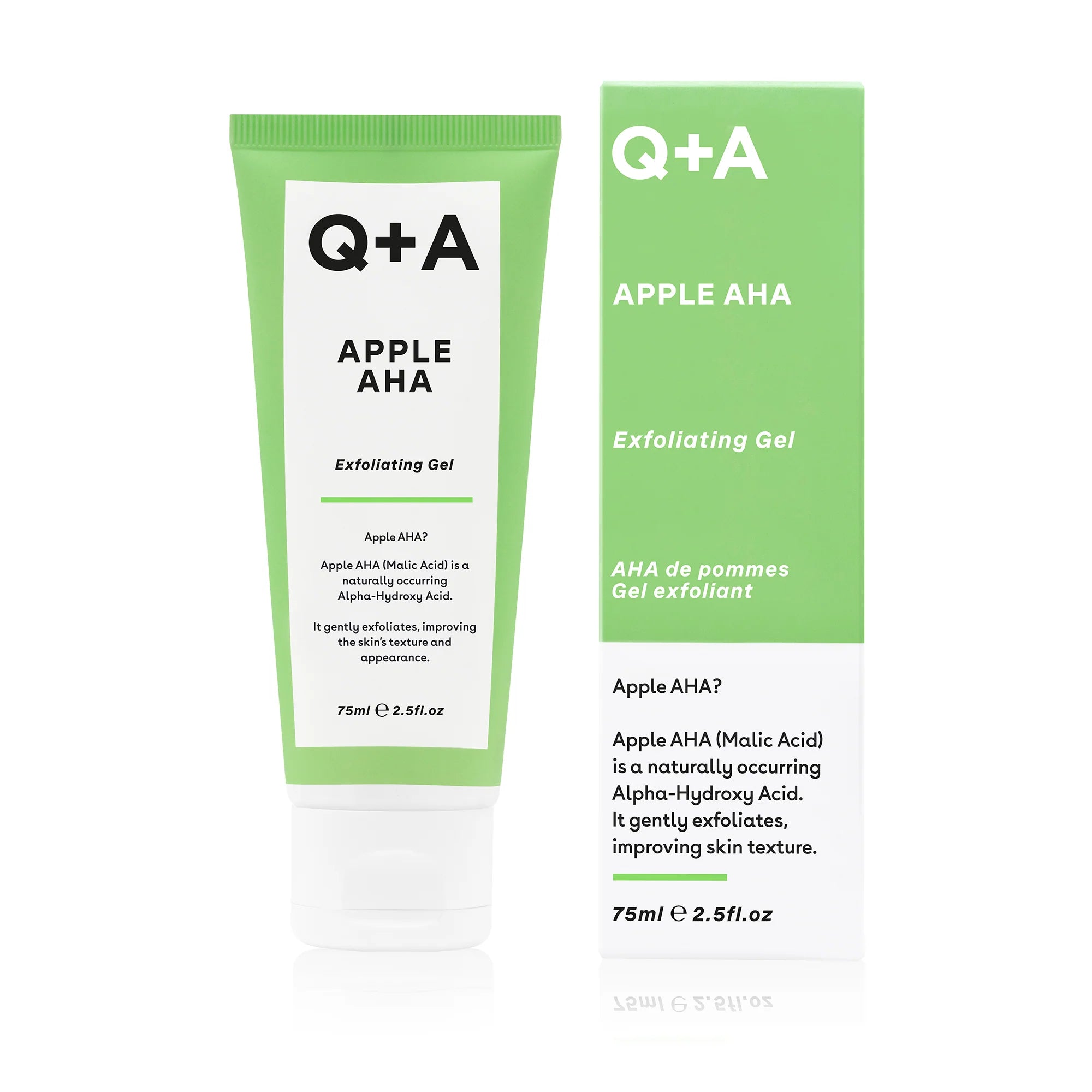 Q+A APPLE AHA - Gel esfoliante AHA alla mela 75ml