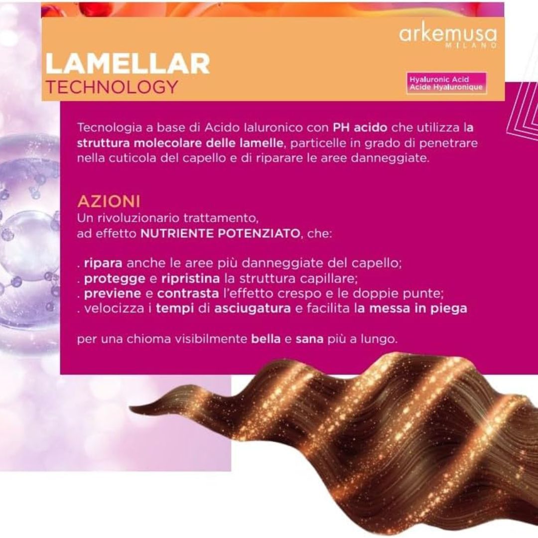 LAMINATION WONDER & SHINE – Maschera Lamellare in Crema per capelli trattati e opachi 400 ml