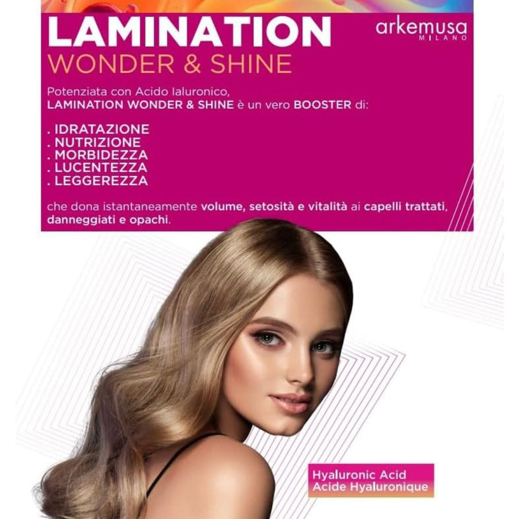 LAMINATION WONDER & SHINE – Shampoo Lamellare per capelli trattati e opachi 400 ml