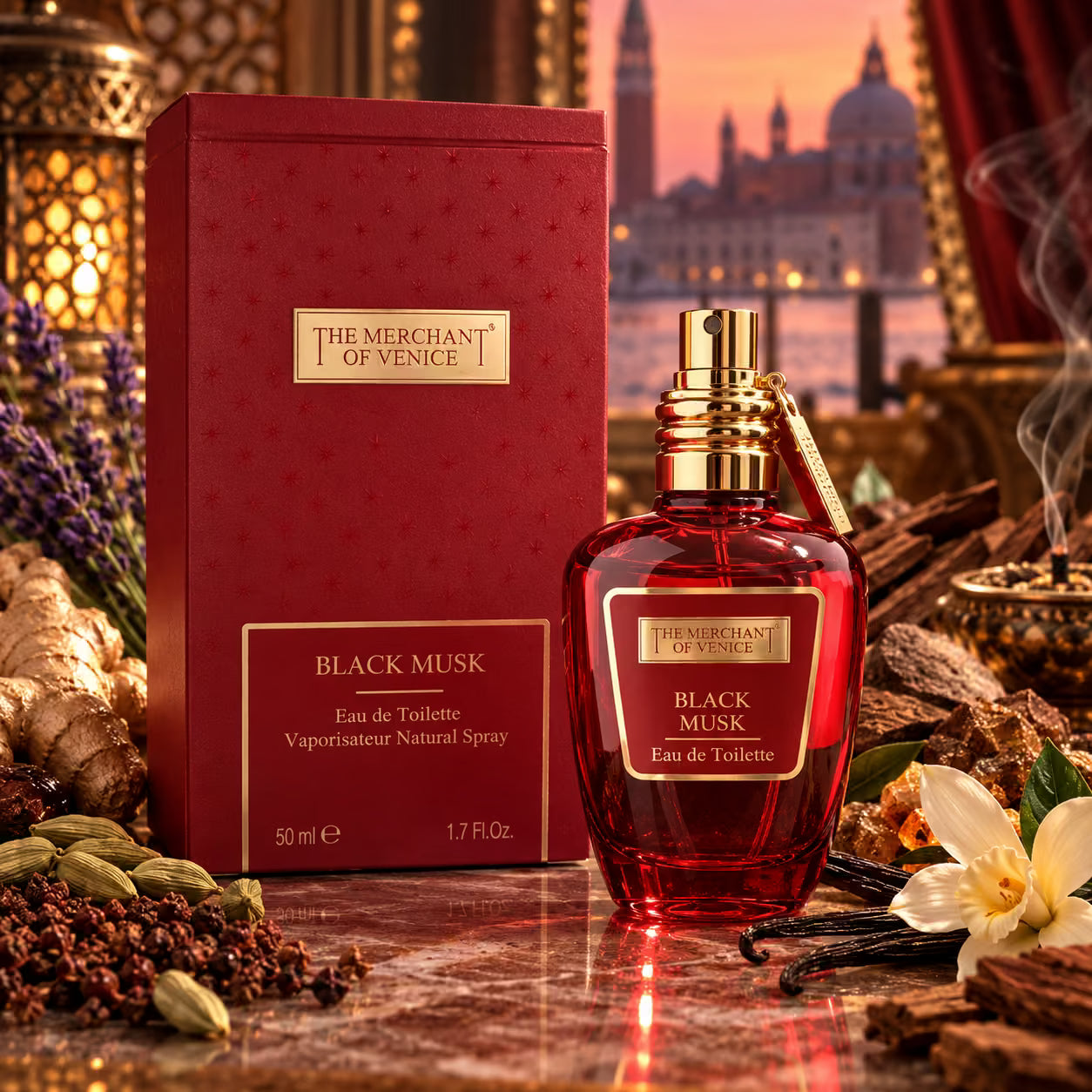 Campioni THE MERCHANT OF VENICE BLACK MUSK - Eau De Toilette 50ml