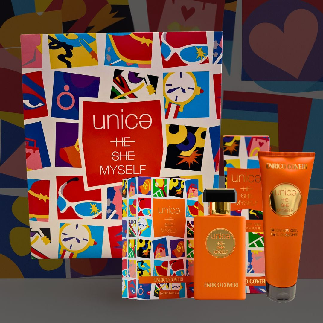 ENRICO COVERI COFANETTO Unicə MYSELF - Eau de Parfum 100ml + Shower Gel 300ml