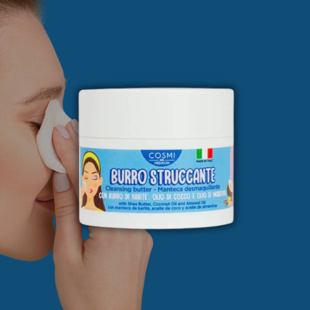 BURRO STRUCCANTE - con Burro di Karité, Olio di Cocco e Olio di Mandorle