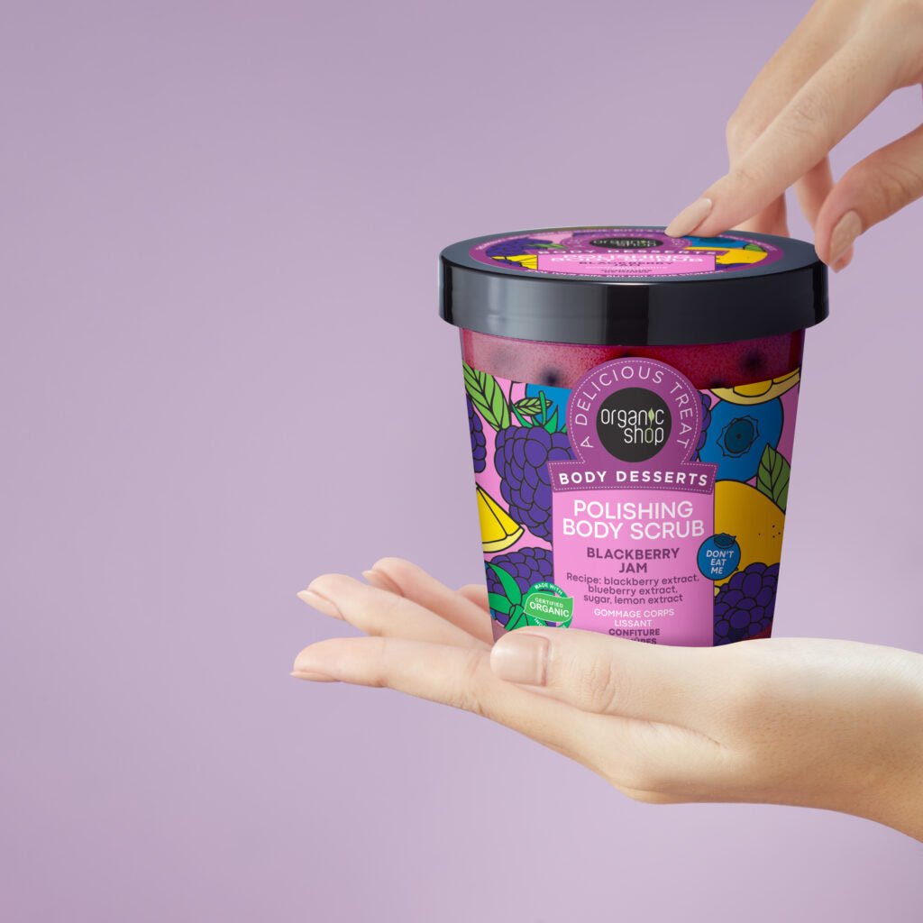 BODY DESSERTS | SCRUB CORPO LUCIDANTE  - Marmellata di Mora