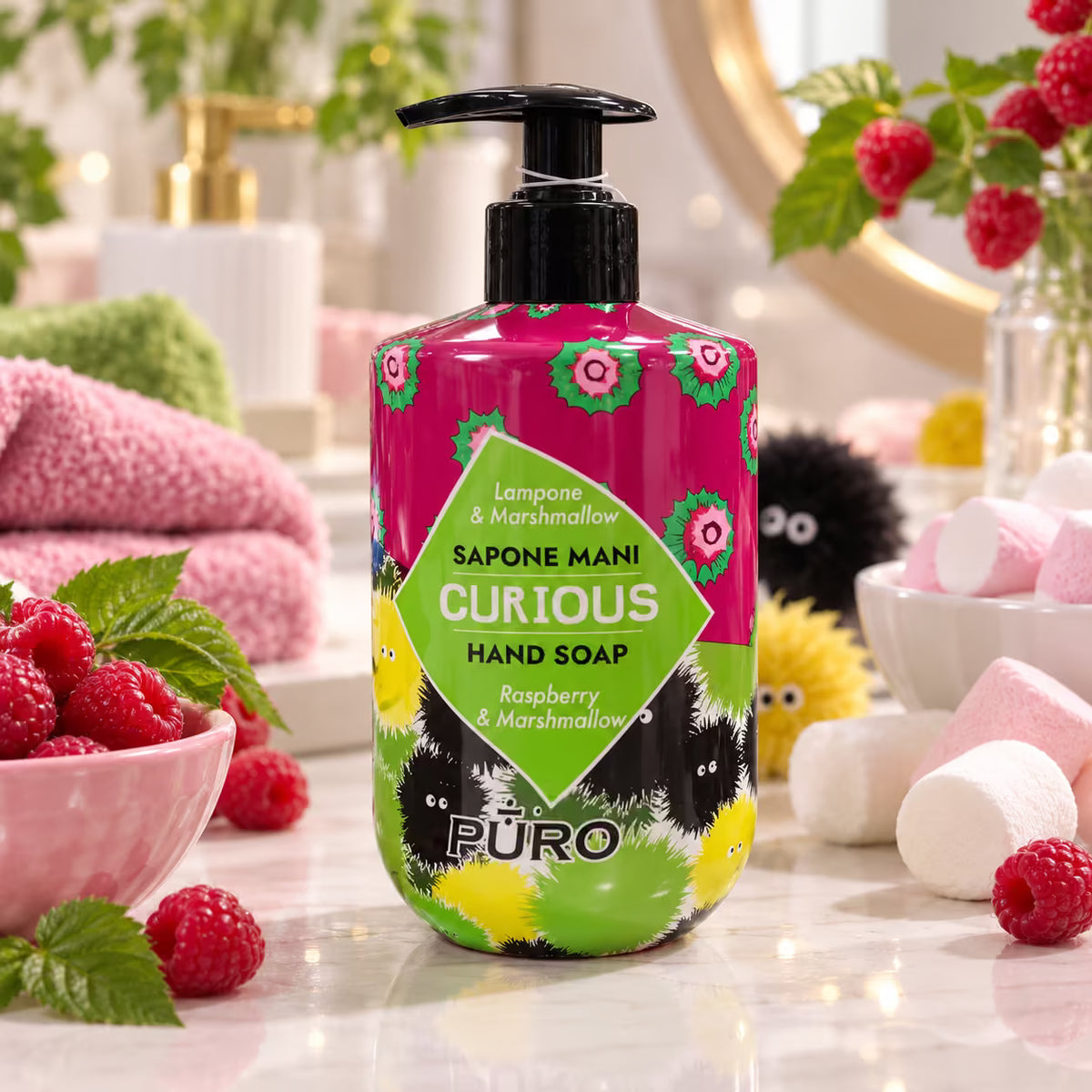 PURO BY FORHANS CURIOUS SAPONE LIQUIDO MANI - Lampone & Marshmallow 500 ml