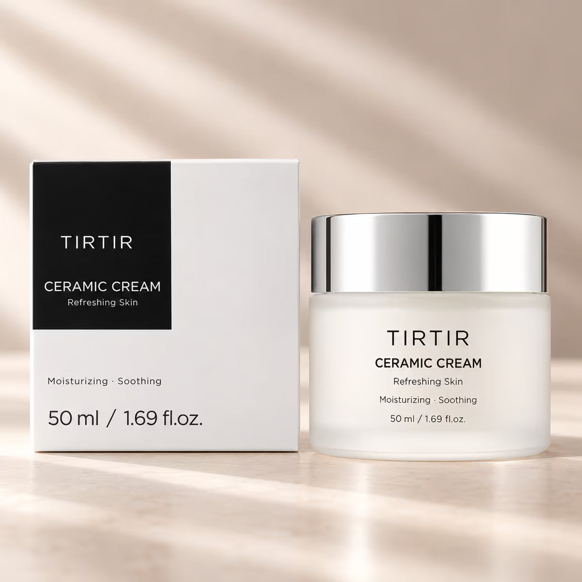 TIRTIR CERAMIC CREAM REFRESHING SKIN - Crema Viso Nutriente e Idratante 50 ml