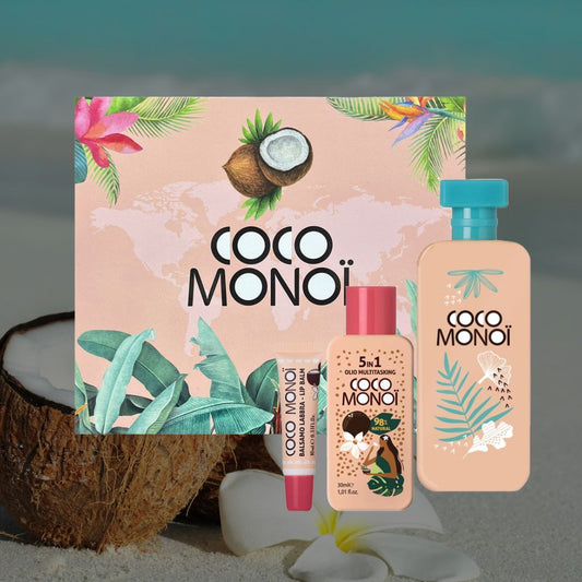 COCO MONOÏ COFANETTO - Eau de toilette 100ml + Olio Multitasking 5in1 30ml + Balsamo Labbra 10ml