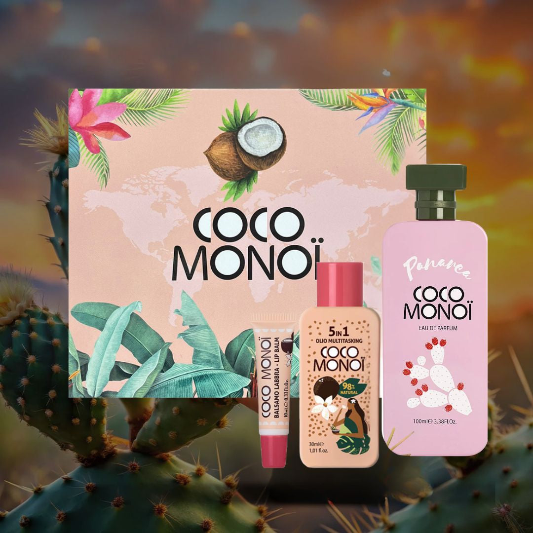 COCO MONOÏ COFANETTO PANAREA - Eau de Parfume 100ml + Olio Multitasking 5in1 30ml + Balsamo Labbra 10ml