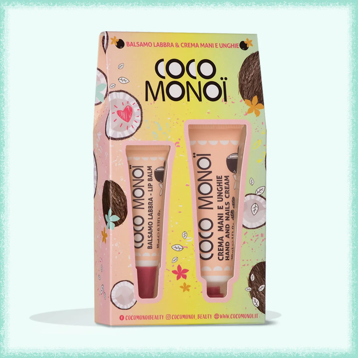 COCO MONOÏ KIT - Balsamo Labbra Day&Night + Crema Mani e Unghie