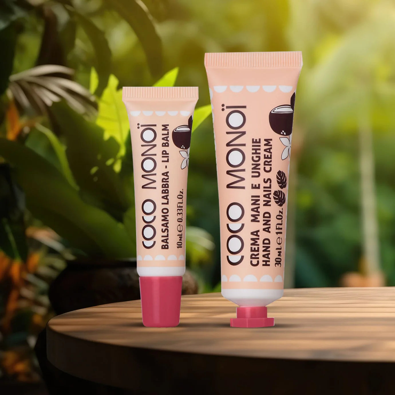 COCO MONOÏ KIT - Balsamo Labbra Day&Night + Crema Mani e Unghie