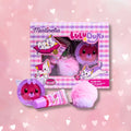 MARTINELIA LULU & DUKI | Glam Set Make Up per bambini - Blush, Lucidalabbra e Portachiavi Peluche