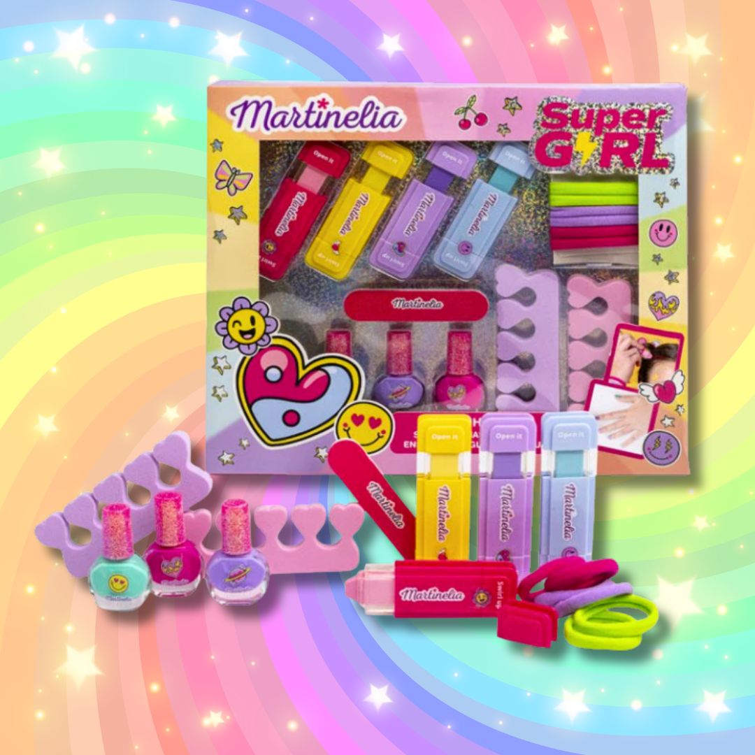 MARTINELIA SUPER GIRL - Set Unghie & Capelli per Bambini