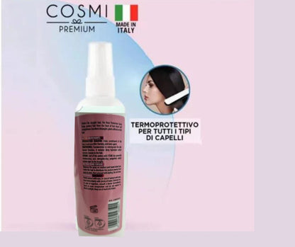 COSMI SPRAY TERMOPROTETTORE | protegge da piastra e phon per capelli lisci - con cheratina idrolizzata