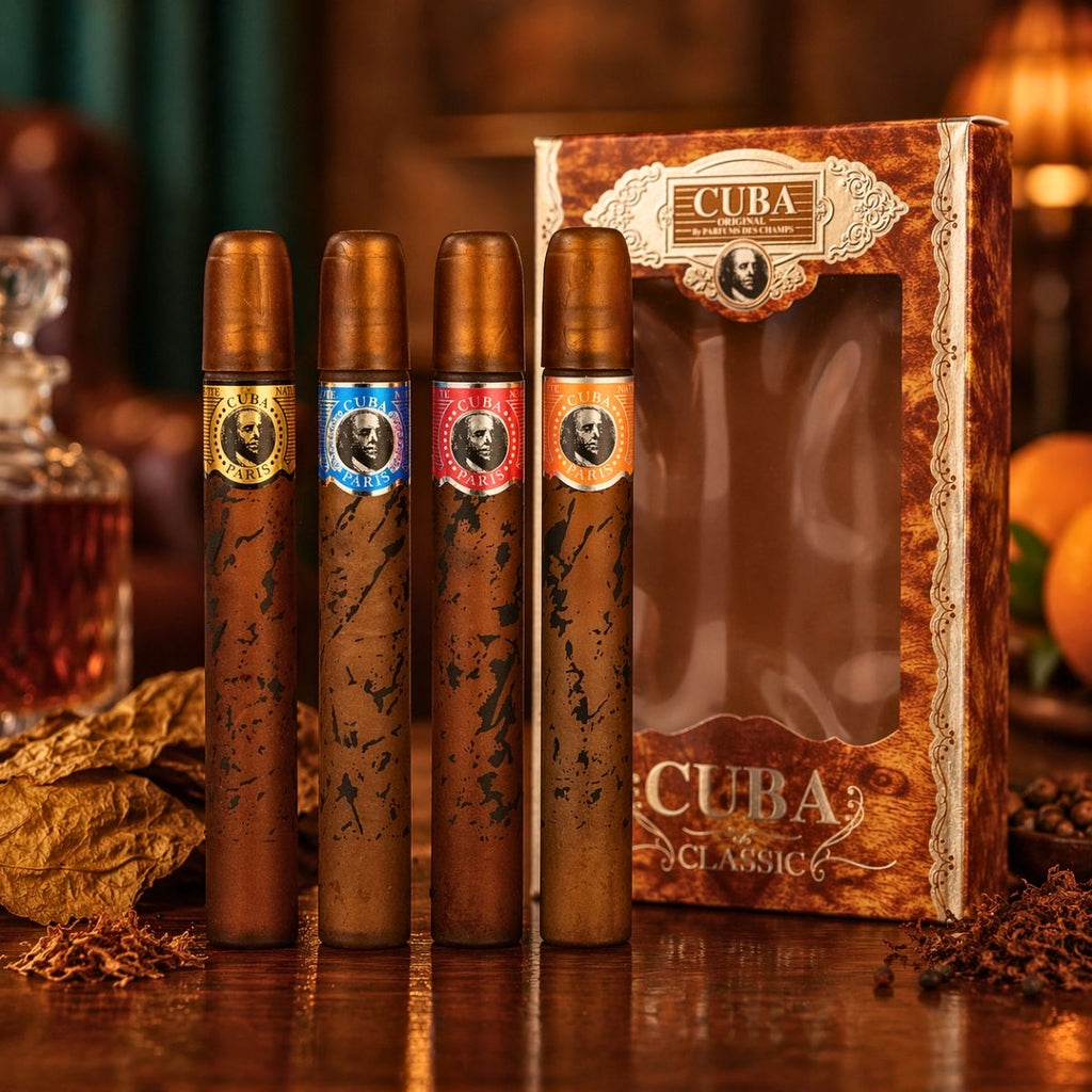 CUBA CLASSIC SET 4x5ml - Eau de Toilette Uomo (Gold, Red, Blue, Orange)