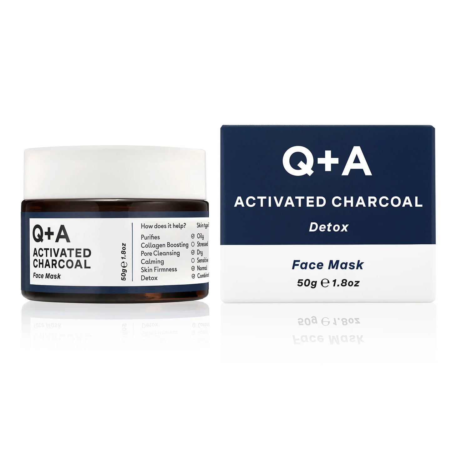 ACTIVATED CHARCOAL - Maschera viso al carbone attivo