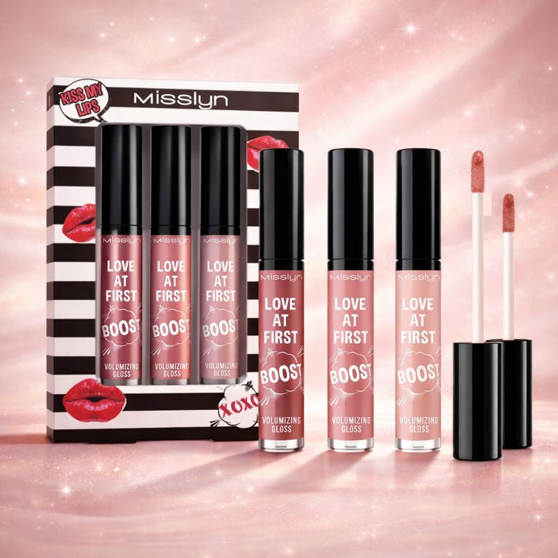 MISSLYN Love At First Boost – Set 3 Lucidalabbra Volumizzanti